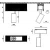 Трековый светильник SWG SY-601201-BL-7-NW