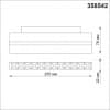 Трековый светильник для низковольного шинопровода IP20 LED 4000K 12W 48V FLUM 358542 SHINO NT21 000 белый   NOVOTECH FLUM 358542