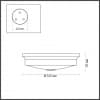 Настенно-потолочный светильник  ODEON LIGHT MARSEI 4824/3C