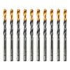 Сверло по металлу, 6 мм, HSS-Tin, Golden Tip, 10 шт. Denzel 717215