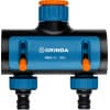 GRINDA PROLine TS-2, 3/4″-1″, распределитель двухканальный, поливочный, с внутренней резьбой 8-426312_z02