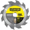 STAYER CONSTRUCT 190 x 30/20мм 12Т, диск пильный по дереву, технический рез 3683-190-30-12_z01