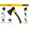 Кованый топор STAYER FIBERGLASS, 600/800 г, с чехлом, 350 мм 2062-06P_z02