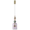 Подвесной светильник Odeon Light Palleta 5045/12LA-26002 античн.бронза/фиолетовый/металл/стекло/керамика LED 12W 4000К 1400Лм