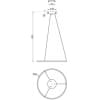 Подвесной светильник Escada Void 10254/1LED Silver APP