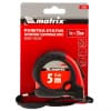 Рулетка Status Magnet fixation, 5 м х 25 мм, обрезиненный корпус, зацеп с магнитом Matrix 31029