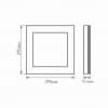 Светодиодная панель Arlight IM-300x300A 12W 3000К IP40 023147