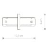 Коннектор Profile Recessed Straight Connector 8968 Nowodvorski Profile Recessed Straight Connector 8968