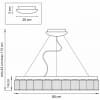 Подвесная светодиодная люстра Lightstar Nibbler 812236