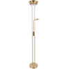 Торшер светодиодный с лампой для чтения Arte Lamp Duetto A4329PN-2PB