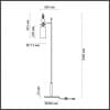 Торшер ODEON LIGHT BIZET 4855/1F