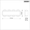 Ландшафтный настенный светильник IP54 LED 4000K 8W 85-265V CALLE 358561 STREET NT21 000 темно-серый   NOVOTECH CALLE 358561