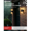 Светильник уличный настенный двусторонний IN HOME НБУ SMOKY-2хA60-BL алюминиевый черный IP54 4690612052908