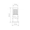 Светильник уличный Elektrostandard 1507 Techno Black черный