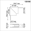 Соединитель угловой Novotech Flum 135168