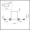 Подвесной светильник Odeon Light Kliff 5427/40L