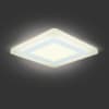 Встраиваемый светильник Gauss Backlight BL122 белый 6+3W Led 3000K