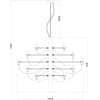 Подвесная люстра Divinare Molto 8030/17 LM-30
