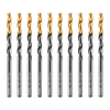 Сверло по металлу, 4,2 мм, HSS-Tin, Golden Tip, 10 шт. Denzel 717210