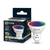 Лампа светодиодная IN HOME LED-JCDR-RGBW-SMART 11Вт 230В димм. GU5.3 3000-6500К 990Лм 4690612050065