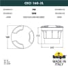 Грунтовый светильник FUMAGALLI CECI 160-3L 3F3.000.000.AXD1L