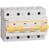 Автоматический выключатель IEK ВА 47-100 4Р 100А 10 кА х-ка С MVA40-4-100-C