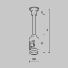 Крепление настенное Maytoni Accessories for tracks Flarity TRA155CW-SL1-B