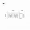 Встраиваемый светильник Arlight CL-KARDAN-S180x102 18W 4000K IP20 024138